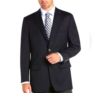 Joseph & Feiss Classic Fit Structured Wool Men's Blazer Sport Coat Jacket 48 Reg